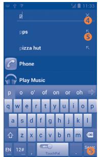ALCATEL ONE TOUCH 993/993D - Search bar - 2