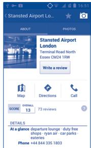 ALCATEL ONE TOUCH 993/993D - How to star (or unstar) a location - 1