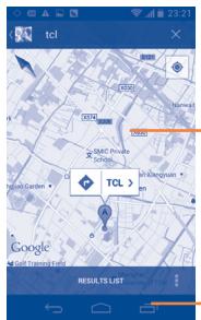 ALCATEL ONE TOUCH 997/997D - Search for a location - 1