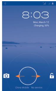 ALCATEL ONE TOUCH 997/997D - To unlock phone screen - 1