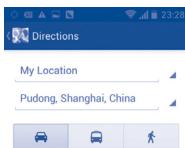 ALCATEL ONE TOUCH 997/997D - Get suggested routes for your trip - 1
