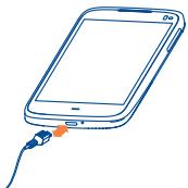 ALCATEL ONE TOUCH 997/997D - Charging the battery - 1