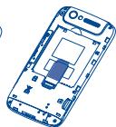 ALCATEL ONE TOUCH 997/997D - Inserting or removing the SIM card - 4