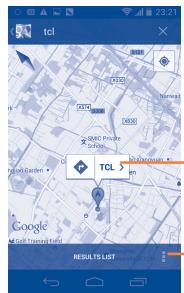 ALCATEL ONE TOUCH MPOP - Search for a location - 1