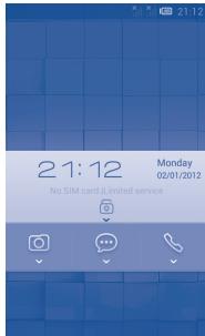 ALCATEL ONE TOUCH MPOP - To unlock phone screen - 1