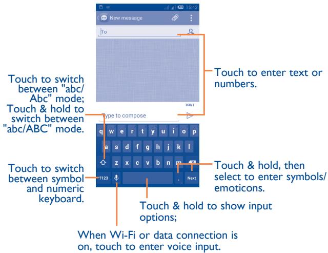 ALCATEL ONE TOUCH MPOP - Android keyboard - 1