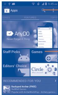 ALCATEL ONE TOUCH SCRIBE EASY - Locate the item you want to download and install - 1