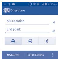 ALCATEL ONE TOUCH SCRIBE EASY - Get suggested routes for your trip - 1