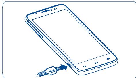 ALCATEL ONE TOUCH SCRIBE EASY - Charging the battery - 1