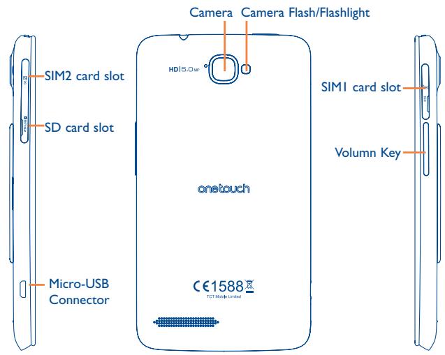 ALCATEL ONE TOUCH SCRIBE EASY - Keys and connectors - 2