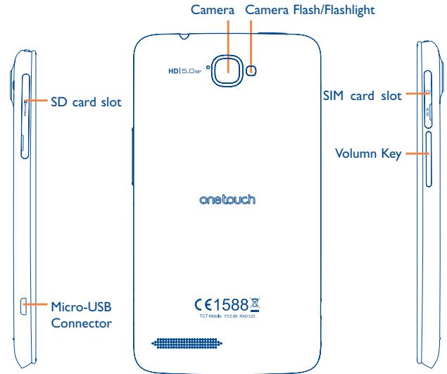 ALCATEL ONE TOUCH SCRIBE EASY - Keys and connectors - 5