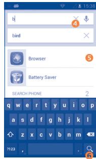 ALCATEL ONE TOUCH SCRIBE EASY - Search bar - 2