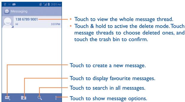 ALCATEL ONE TOUCH SCRIBE EASY - Write message - 1