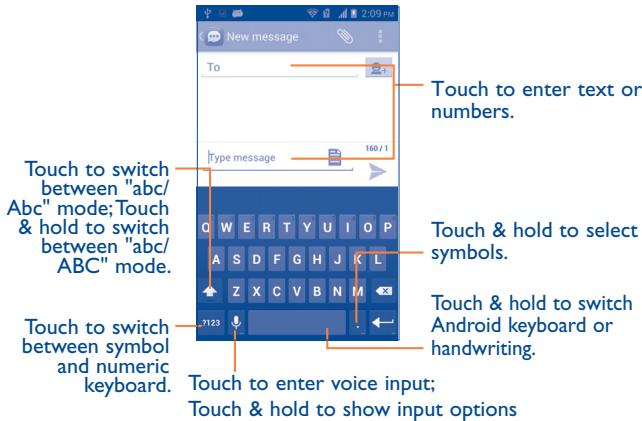 ALCATEL ONE TOUCH SCRIBE EASY - Android keyboard - 1