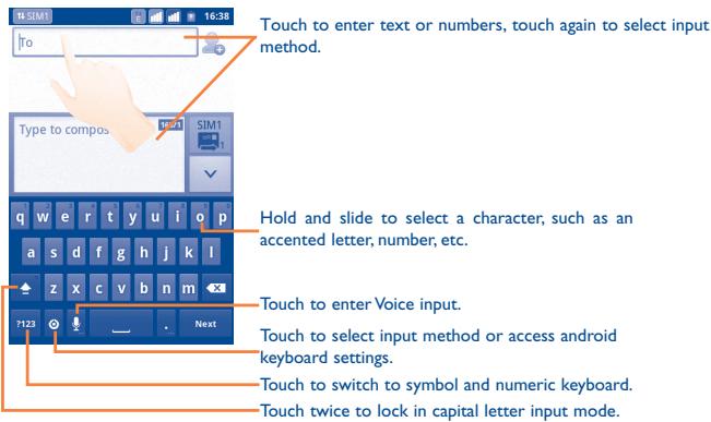 ALCATEL ONE TOUCH TPOP - Android keyboard - 1