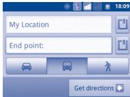 ALCATEL ONE TOUCH TPOP - Get suggested routes for your trip - 1