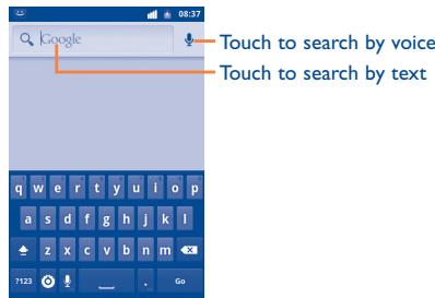 ALCATEL ONE TOUCH TPOP - Search bar - 1