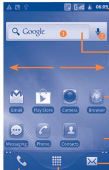 ALCATEL ONE TOUCH TPOP - Home screen - 1