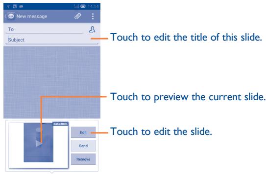 ALCATEL ONE TOUCH XPOP - Attach options: - 1