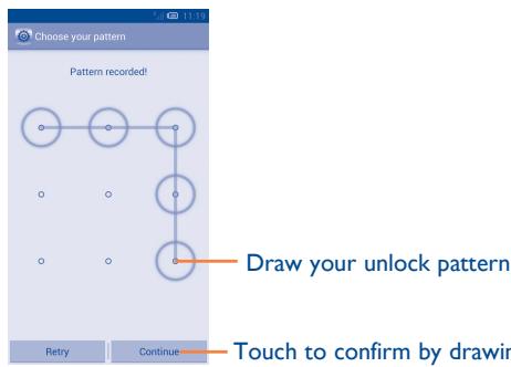 ALCATEL ONE TOUCH XPOP - Lock/Unlock your screen - 1