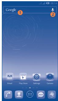 ALCATEL ONE TOUCH XPOP - Search bar - 1