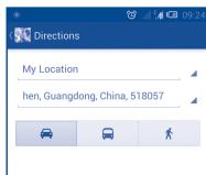 ALCATEL ONE TOUCH XPOP - Get suggested routes for your trip - 1