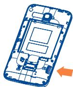 ALCATEL ONE TOUCH XPOP - Installing or removing the battery - 3