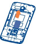 ALCATEL ONE TOUCH XPOP - Inserting or removing the SIM card - 5