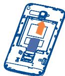 ALCATEL ONE TOUCH XPOP - Inserting or removing the SIM card - 6