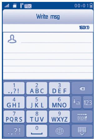 ALCATEL TRIBE 3040/3040D - Touch inputting - 1