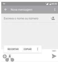 ALCATEL SHINE LITE - Utilizar o teclado no ecran - 2
