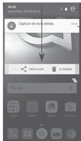 ALCATEL SHINE LITE - Painel de notifications - 1