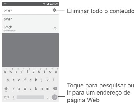ALCATEL SHINE LITE - Para aceder a uma página Web - 1