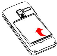 ALCATEL 2008G - Installer ou extraire la batterie - 4