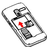 ALCATEL 2008G - Insérer ou extraire la carte SIM - 3