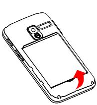ALCATEL 2008G - Installer ou extraire la batterie - 3