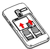 ALCATEL 2008G - Insérer ou extraire la carte SIM - 7