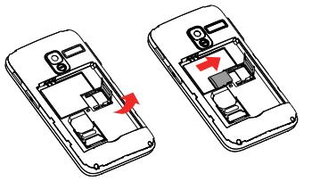 ALCATEL 2008G - Insérer ou extraire la carte SIM - 9