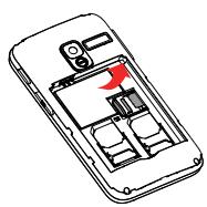 ALCATEL 2008G - Insérer ou extraire la carte SIM - 12