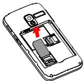 ALCATEL 2008G - Insérer ou extraire la carte SIM - 4