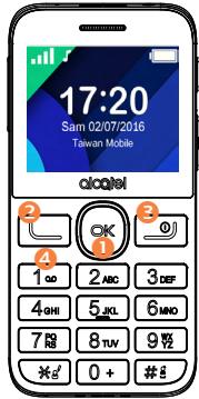 ALCATEL 2008G - Touches - 2