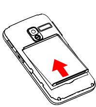 ALCATEL 2008G - Installer ou extraire la batterie - 1