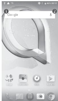 ALCATEL A5 LED - Search bar - 1
