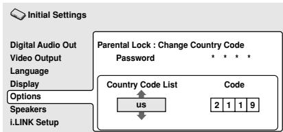 PIONEER DV-757AI - Select a country code. - 1