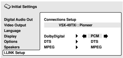 PIONEER DV-757AI - Connections Setup (Configuración de las conexiones) - 2