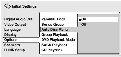 PIONEER DV-757AI - Auto Disc Menu - 1