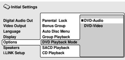PIONEER DV-757AI - - Default setting: DVD-Audio - 1