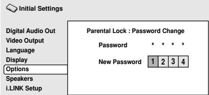 PIONEER DV-757AI - Enter a new password. - 1