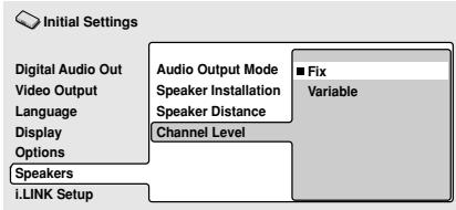 PIONEER DV-757AI - Channel Level - 1
