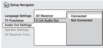 PIONEER DV-757AI - Did you connect the 5.1 channel analog audio outputs to your AV receiver? - 1
